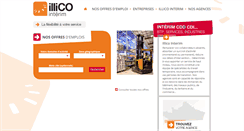 Desktop Screenshot of illico-interim.fr